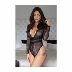 Pour Moi Black India Long Sleeve Body