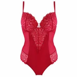 Pour Moi Red Romance Padded Push Up Bodysuit -Pour Moi Shop unnamed file 4160