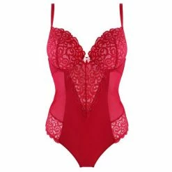 Pour Moi Red Romance Padded Push Up Bodysuit -Pour Moi Shop unnamed file 4162