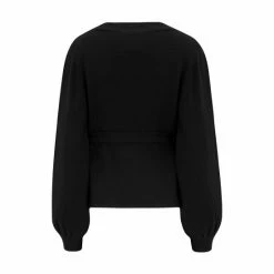 Pour Moi Black Elle Knit Ballet Wrap Top -Pour Moi Shop unnamed file 4170