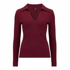 Pour Moi Pink Eva Ecovero Rib Knit V Neck Collar Top 9 Pour Moi Pink Eva Ecovero Rib Knit V Neck Collar Top -Pour Moi Shop unnamed file 4189