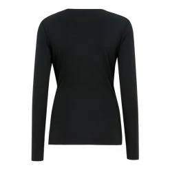 Pour Moi Black Bryony Slinky Recycled Jersey Wrap Top -Pour Moi Shop unnamed file 4201