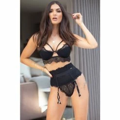 Alternative view of Pour Moi Black India Suspender