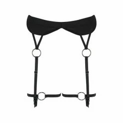 Pour Moi Black Obsessed Suspender With Detachable Leg Straps -Pour Moi Shop unnamed file 4229