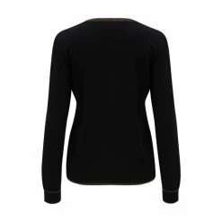 Pour Moi Black Rosie Colourblock Ecovero Knit Jumper -Pour Moi Shop unnamed file 4289
