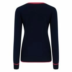 Pour Moi Blue Rosie Colour Block Knit Jumper -Pour Moi Shop unnamed file 4297