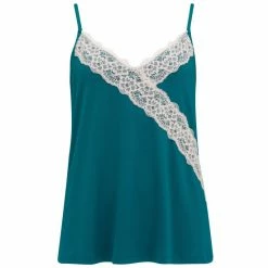 Pour Moi Blue Sofa Loves Lace Secret Support Soft Jersey Cami -Pour Moi Shop unnamed file 4338