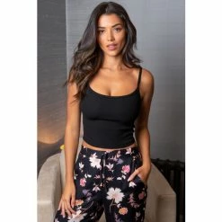 Pour Moi Black Off Duty Rib Jersey Support Cami 2 Pour Moi Black Off Duty Rib Jersey Support Cami -Pour Moi Shop unnamed file 4344