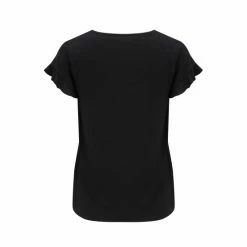 Pour Moi Black Mix Match Frill Detail Secret Support TShirt -Pour Moi Shop unnamed file 4352