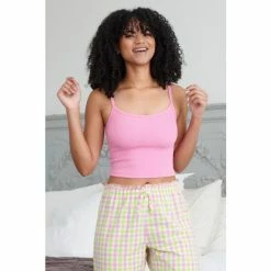 Pour Moi Pink Off Duty Rib Jersey Support Cami -Pour Moi Shop unnamed file 4368