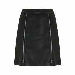 Pour Moi Black Ella Faux Leather Zip Front Mini Skirt 10 Pour Moi Black Ella Faux Leather Zip Front Mini Skirt -Pour Moi Shop unnamed file 4401
