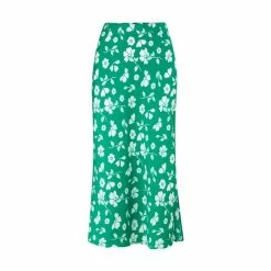 Pour Moi Green Margot Woven Satin Midi Slip Skirt -Pour Moi Shop unnamed file 4408