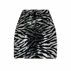 Pour Moi Black Selena Velvet Sequin Mini Skirt -Pour Moi Shop unnamed file 4414