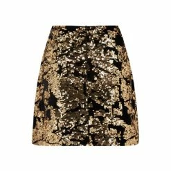 Pour Moi Black Selena Velvet Sequin Mini Skirt -Pour Moi Shop unnamed file 4419