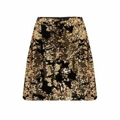 Pour Moi Black Selena Velvet Sequin Mini Skirt -Pour Moi Shop unnamed file 4420