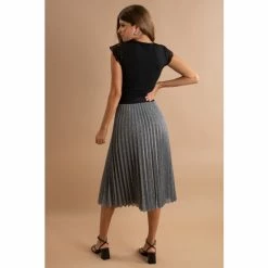 Pour Moi Silver Nina Lame Pleated Midi Skirt 8 Pour Moi Silver Nina Lame Pleated Midi Skirt -Pour Moi Shop unnamed file 4429