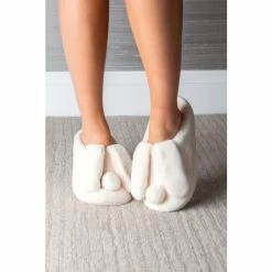 Pour Moi Cream Faux Fur Bunny Mule Slipper -Pour Moi Shop unnamed file 4476