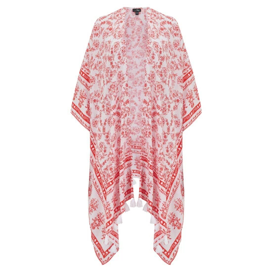 Pour Moi Red Bohemia Kaftan 4 Pour Moi Red Bohemia Kaftan - Image 4