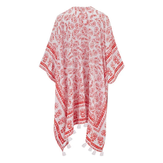 Pour Moi Red Bohemia Kaftan 5 Pour Moi Red Bohemia Kaftan - Image 5