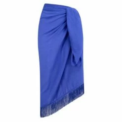 Pour Moi Black Fringe Trim Crinkle Woven Multiway Sarong -Pour Moi Shop unnamed file 4597