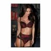 Pour Moi Black And Red Amour Suspender