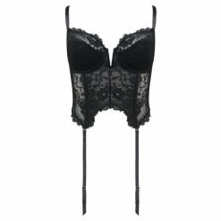 Pour Moi Black Non Padded India Eyelash Cropped Basque -Pour Moi Shop unnamed file 4666