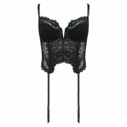 Pour Moi Black Non Padded India Eyelash Cropped Basque -Pour Moi Shop unnamed file 4668