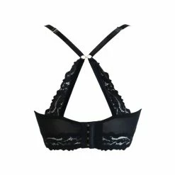 Pour Moi Black India Lace And Mesh Underwired Bustier -Pour Moi Shop unnamed file 4690