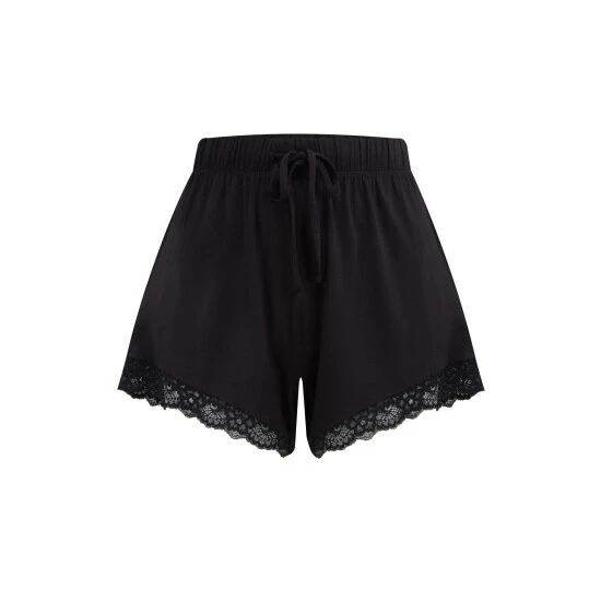 Pour Moi Black Sofa Loves Lace Soft Jersey Short 3 Pour Moi Black Sofa Loves Lace Soft Jersey Short - Image 3