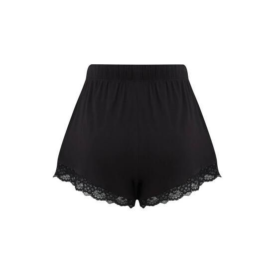 Pour Moi Black Sofa Loves Lace Soft Jersey Short 4 Pour Moi Black Sofa Loves Lace Soft Jersey Short - Image 4