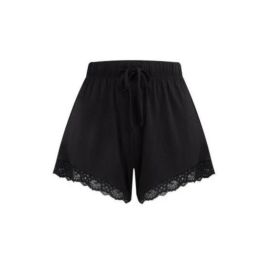 Pour Moi Black Sofa Loves Lace Soft Jersey Short 5 Pour Moi Black Sofa Loves Lace Soft Jersey Short - Image 5