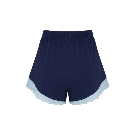 Pour Moi Blue Sofa Loves Lace Soft Jersey Short 4 Pour Moi Blue Sofa Loves Lace Soft Jersey Short - Image 4