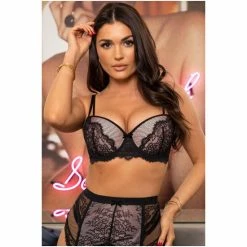 Pour Moi Black Dark Romance Padded Bra -Pour Moi Shop unnamed file 474