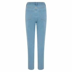 Pour Moi Blue Aubrey Ripped Denim High Waist Mom Jeans -Pour Moi Shop unnamed file 4775