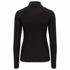 Pour Moi Black Glitter Second Skin Thermal Roll Neck Top -Pour Moi Shop unnamed file 4790
