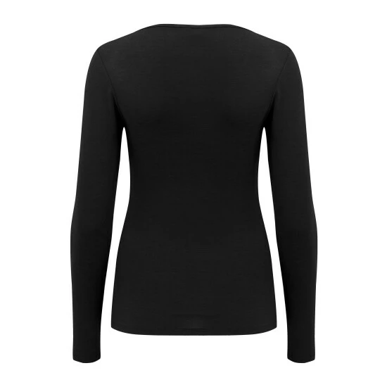 Pour Moi Black Second Skin Thermal Long Sleeve Top 4 Pour Moi Black Second Skin Thermal Long Sleeve Top - Image 4