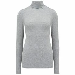 Pour Moi Grey Second Skin Thermal Roll Neck Top -Pour Moi Shop unnamed file 4820