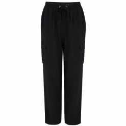 Pour Moi Black Anna Woven Cargo Trouser -Pour Moi Shop unnamed file 4826