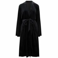 Pour Moi Black Velour Midi Length Dressing Gown -Pour Moi Shop unnamed file 4928