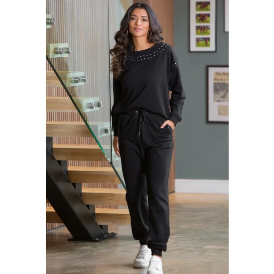 unnamed-file-4985.jpg Pour Moi Black Diamante Trim Fleeceback Jogger -Pour Moi Shop unnamed file 4985