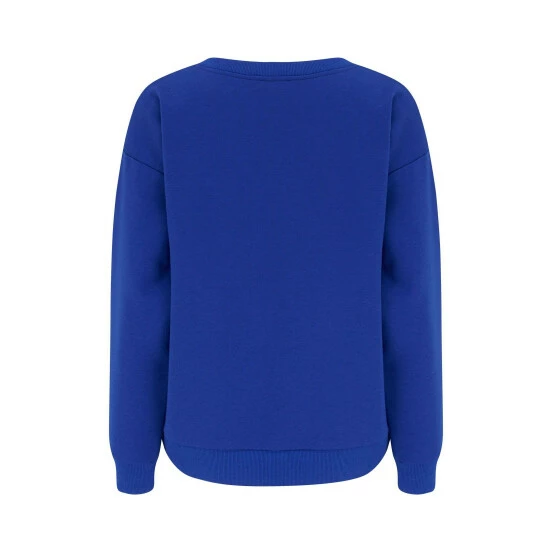 Pour Moi Blue Slogan Sweatshirt 5 Pour Moi Blue Slogan Sweatshirt - Image 5
