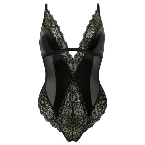 Pour Moi Black Laced In Gold Soft Body 6 Pour Moi Black Laced In Gold Soft Body - Image 6