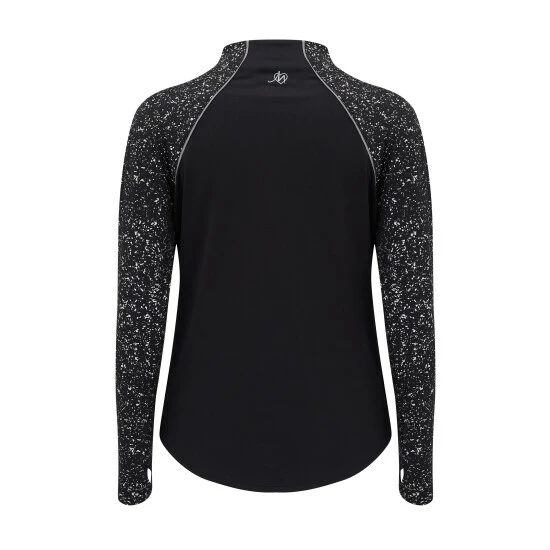 Pour Moi Black Energy Reflective Long Sleeved Zip Through Running Top 5 Pour Moi Black Energy Reflective Long Sleeved Zip Through Running Top - Image 5