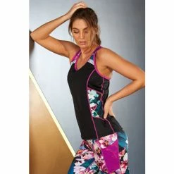 Pour Moi Shop 30 Pour Moi Black Energy Racerback Tank Top