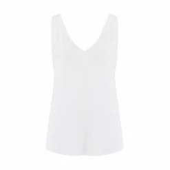 Pour Moi White Sophie V Neck Jersey Vest -Pour Moi Shop unnamed file 5028