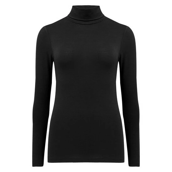 Pour Moi Black Second Skin Thermal Roll Neck Top 5 Pour Moi Black Second Skin Thermal Roll Neck Top - Image 5