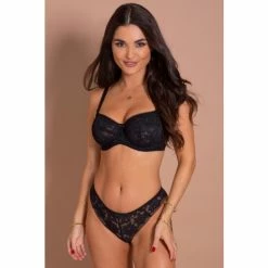 Pour Moi Black Reflection Lace Side Support Bra -Pour Moi Shop unnamed file 527