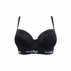 Pour Moi Black Logo Padded T-Shirt Bra -Pour Moi Shop unnamed file 564