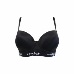 Pour Moi Black Logo Padded T-Shirt Bra -Pour Moi Shop unnamed file 566