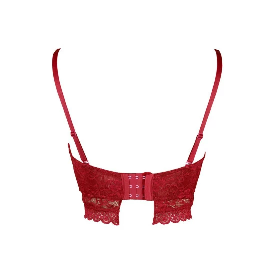 Pour Moi Red Rebel Strapless Longline Bra 5 Pour Moi Red Rebel Strapless Longline Bra - Image 5